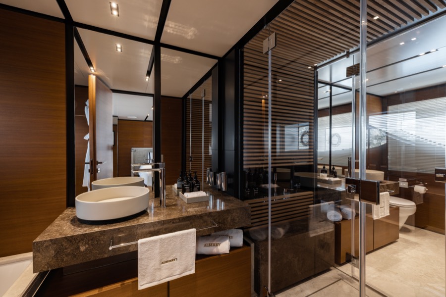 Master bathroom vanity