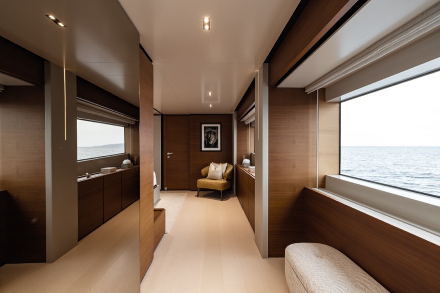 Lower deck corridor