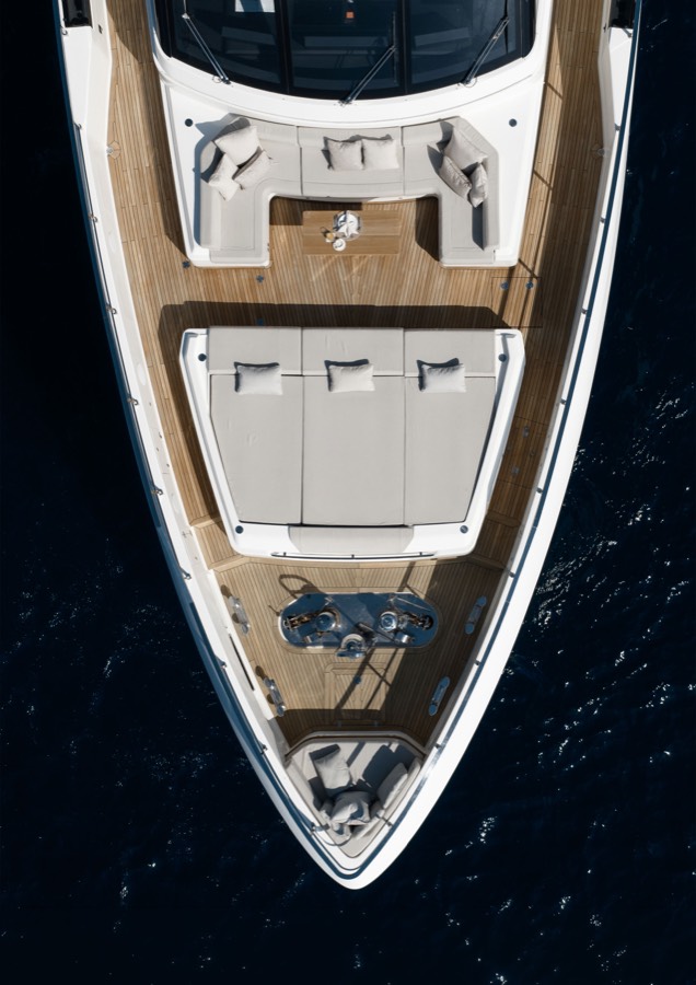 Foredeck from above