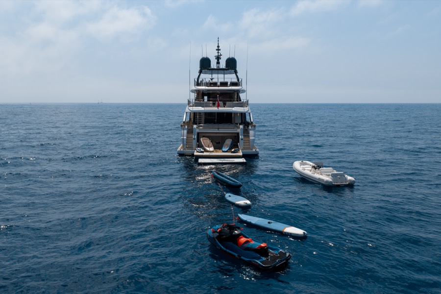 Toys at anchor